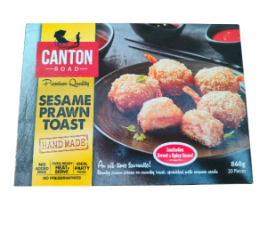 Canton Road Sesame Prawn Toast 1x20pcs 860g