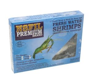 NSFIL U5 Frozen Raw Fresh Water HLSO King Prawns 1x700g